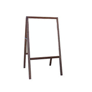 Flipside Products Stained Hardwood / 1 / White Dry Erase/Black Dry Erase Easels