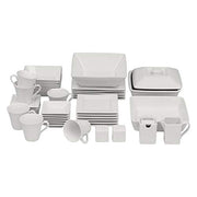 10 Strawberry Street Cream White / 45 PC / 1 Dinnerware Sets