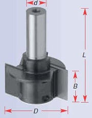 AMANA 61542 MULTI-CUTTER FOR CNC 25MM SHNK