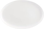CAC China MX-CP61 Kristen Coupe Oval Platter 16" Porcelain Oval, Super White, Set of 12