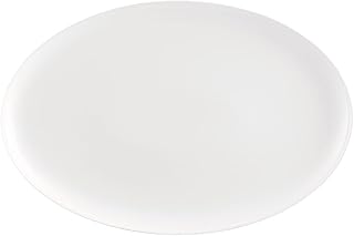 CAC China MX-CP61 Kristen Coupe Oval Platter 16" Porcelain Oval, Super White, Set of 12