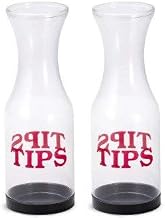 Tablecraft #812 Tip Jar with Removable Anti Theft Bottom - Pack of 2 pcs