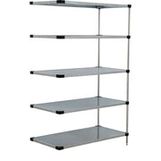 Galvanized Steel by Nexel – 54" Wx18 Dx63 H, Galvanized Steel, Grey, Model A18546SZ5