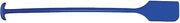 Remco - A Vikan Company 67773 Blue Polypropylene Paddle Scraper without Holes, 13" L x 6" W, 52" OAL