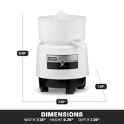 Waring Compact Citrus Juicer / 34 Ounce / White Citrus Juicers