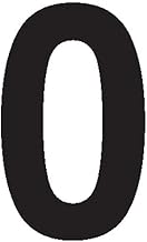 Labelmaster SS4B0 "Number 0" Label, 4", Vinyl (Pack of 25)