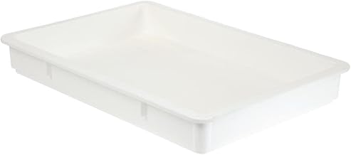 Cambro DB18263P148 White 18 x 26 x 3 Pizza Dough Box by Cambro