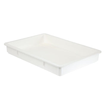 White 18 x 26 x 3 Pizza Dough Box by Cambro – 18 x 26 x 3 inches, Plastic, White, Pack of 6