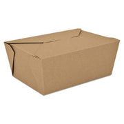 SCT ChampPak™ Disposable Takeout Kraft Meal Tray w/ Lid (160 Quantity) by SOUTHERN CHAMPION TRAY – 7-3/4" x 5-1/2" x 3-1/2", Cardboard, Kraft, Pack of 160, Model 0764