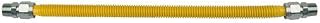 BrassCraft CSSB11-24 ProCoat 3/4" MIP x 3/4" MIP x 24" Stainless Steel Gas Connector 3/4" I.D. (290,900 BTU)