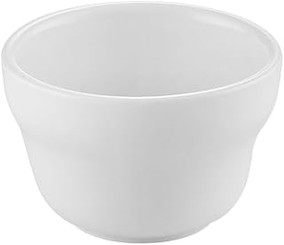 CAC China UVS-4 Bouillon 7.25oz 4" Porcelain Round, Super White, Set of 36