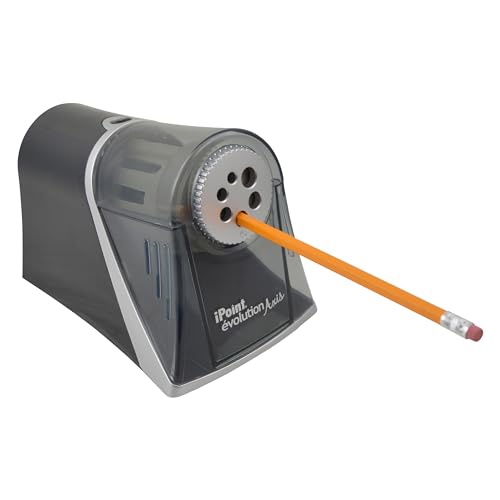 Westcott Black/Grey / Pack of 1 / iPoint Evolution Axis Pencil Sharpeners