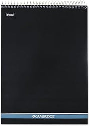 Meadwestvaco 59882 8-1/2" X 11" White Cambridge® Stiff Back Wirebound Notebook