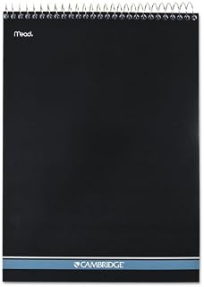 Meadwestvaco 59882 8-1/2" X 11" White Cambridge® Stiff Back Wirebound Notebook