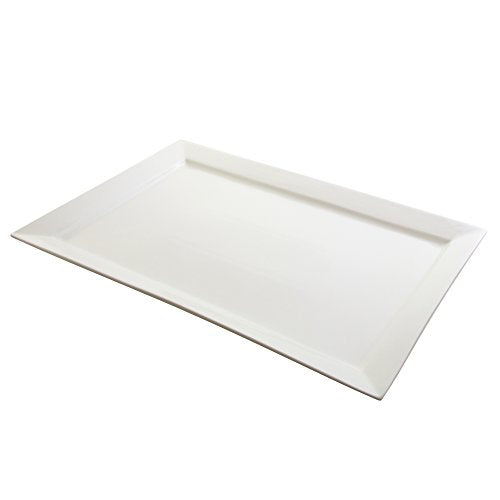 10 Strawberry Street 22"x15" / White / Classic, Traditional Platters
