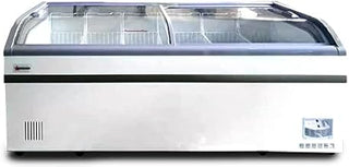 OMCAN 37815 79" COMMERCIAL CURVE GLASS NOVELTY ICE CREAM FREEZER CHEST