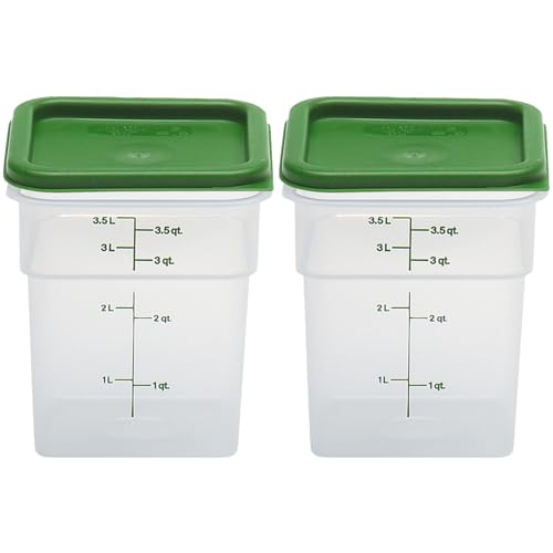 Cambro Translucent / 4 QT + Lid / 1 Containers