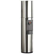 S2 Free-Standing Hot and Cold Water Cooler by Aquaverve Water Coolers – 5.0 gallons, Stainless Steel, Stainless Steel With Black Trim, Model SH101B-98