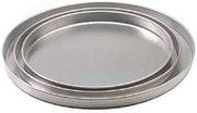 Royal Industries Pizza Pan, Aluminum, 1" Deep x 10" Diam, Silver