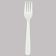 Direct Link Ipack Solutions Heavy Weight Cutlery Fork White, Polypropylene | 1000/Case