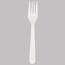 Direct Link Ipack Solutions Heavy Weight Cutlery Fork White, Polypropylene | 1000/Case