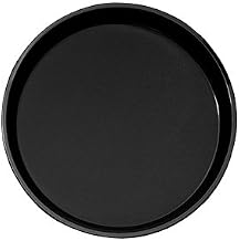 11" Round Polytread Tray - Black