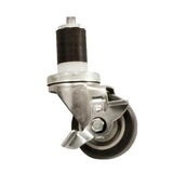 Duraglide 1 5/8 in Expanding Stem Caster with 3 in Wheel by Kason – stainless-steel, Model 6C523026PPPGTLB