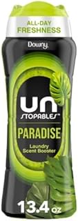 Downy Unstopables In-Wash Laundry Fragrance Booster Beads, Paradise, 379g
