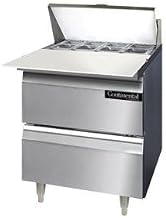 DL27-8C-D Designer Line Sandwich Unit, 27" W, with 8 Pan Openings, 19" Cutting Board & Drawers