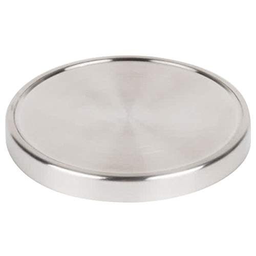 Replacement Lid for 16oz. Jars by CAL-MIL – Stainless Steel, Silver, Pack of 3, Model 1851-4LID