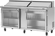 Turbo Air 2-Door Sandwich Salad Prep Table 19-CU.ft. PST-72-G-N