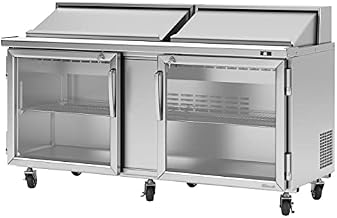 Turbo Air 2-Door Sandwich Salad Prep Table 19-CU.ft. PST-72-G-N