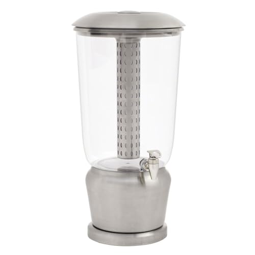 HUBERT 5 Gallon / Clear / Modern Iced Beverage Dispensers
