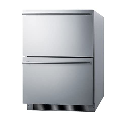 Summit Appliance Silver / 24" / Drawer Outdoor Refrigerators