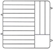 Dishwasher Rack - 14 Plate Capacity, 6 Extenders, Black