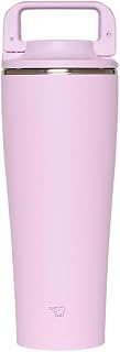 Zojirushi Stainless Carry Tumbler with Pop-up Straw, 26-Ounce, Blossom Pink