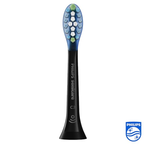 PHILIPS 4 Count (Pack of 1) / Black / 1 Toothbrush Replacement Heads