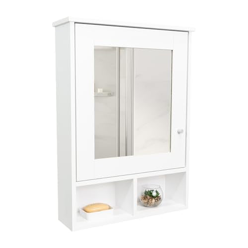 Tuhome White / Modern / 1 Medicine Cabinets
