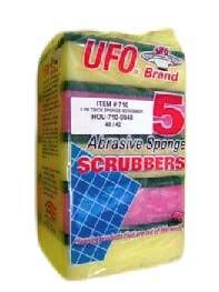 UFO 710-0048 PE Abrasice Sponge Scrubber - Case of 240