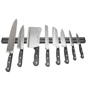 Winco 24" / Plastic Base / Black Magnetic Knife Strips