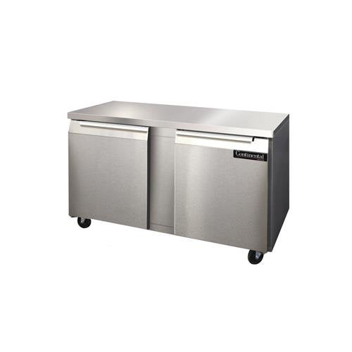 Two Section Work Top Freezer 60"W by Continental Refrigerator – 17.0 cubic_feet, Model SWF60