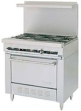 U.S. Range U36-6R - 36" Open Burner Restaurant Range - U Series