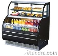 Turbo Air - TOM-W-50SB-N - 50 in Black Dual-Zone Refrigerated Display Case