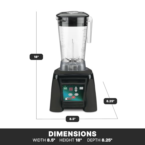 Waring 64 Ounce Copolyester Jar / Black / MX1100XTX - Copolyester 64 Ounce Container Countertop Blenders