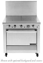 Garland M46R Master Series Heavy Duty 34" Gas Range with (2) 17" Even Heat Hot Tops & Standard Oven