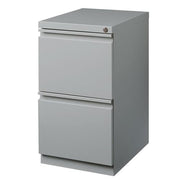 Hirsh Industries Silver / Modern / 27.75" H X 15.00" W X 19.88" D Mobile File Cabinets