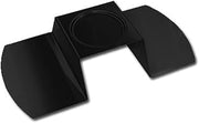 Rosseto SM172 Steel Round Burner Stand, Black Matte Finish