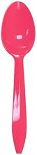 Lollicup Karat Medium Weight, Pink Polypropylene Teaspoon | 1000/Case