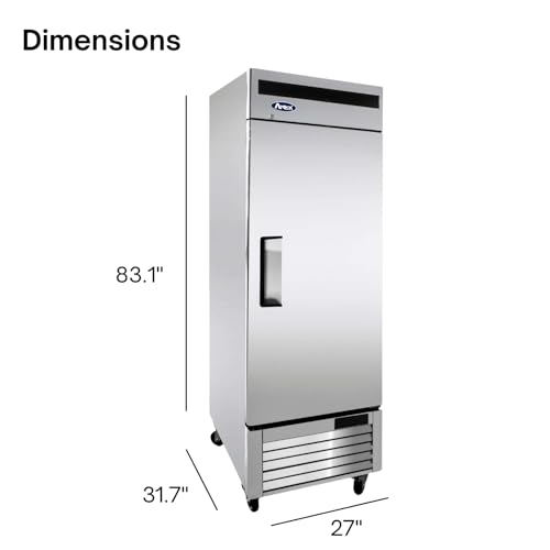 Atosa 19.1 cu. ft. / Stainless Steel / 19.1 cubic_feet Freezers