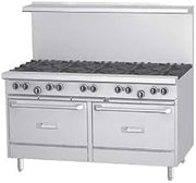 Garland G60-2G48RS G Starfire Pro Series Gas Restaurant Range 60"W with (2) 33,000 BTU Open Burners, 48" Griddle, (1) Standard Oven & (1) Storage Base